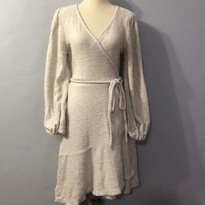 Anthropologie wrap sweater dress small